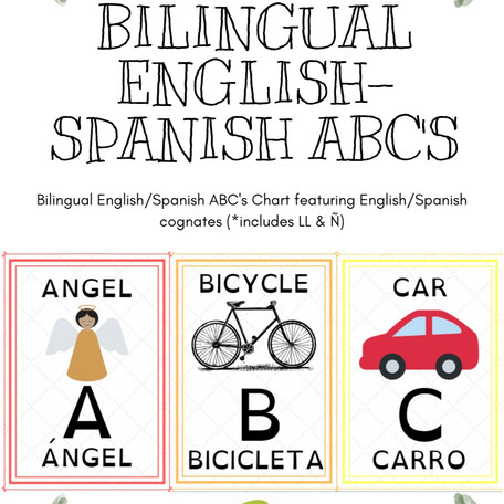 Bilingual English-Spanish ABC's
