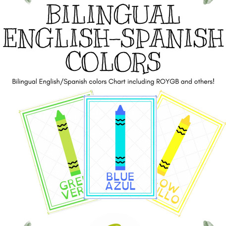 Bilingual English-Spanish Colors