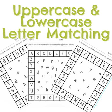 Uppercase & Lowercase Letter Matching