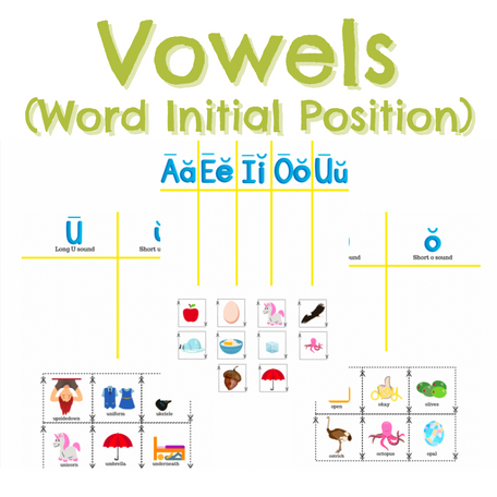 Sorts: Vowels in Word Initial Position